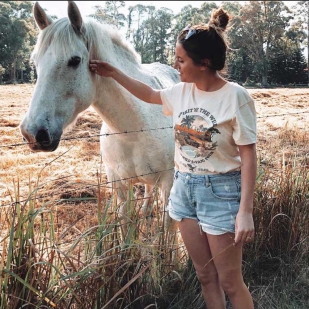 Vintage Bohemian Spirit Of The Wild Cotton Tee - Picture 6 of 6